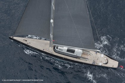 11 10 2014, Alicante (ESP), Volvo Ocean Race 2014-15 start, Super Yacht Aglaia