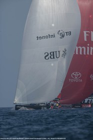 30 06 2007-Valencia (Spain)- 32nd America's Cup - Final Match - Day 6 - Alinghi vs Emirates Team New Zealand