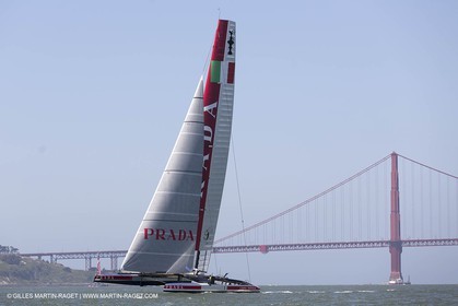 23 05 2013 - San Francisco (USA,CA) - 34th America's Cup - May Training, 3 AC72 in the bay for the first time