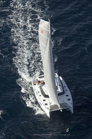 Saona 47 - Fountaine Pajot - shooting helico - 7 6 2017 - Photo Guilain Grenier