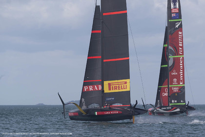 08 12 2020 - Auckland (NZL) - 36th America's Cup - Practice Sessions - Day 1