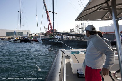 18 05 2010 - La Maddalena (ITA, Sardinia) Louis Vuitton Trophy - BMW ORACLE Racing - Training