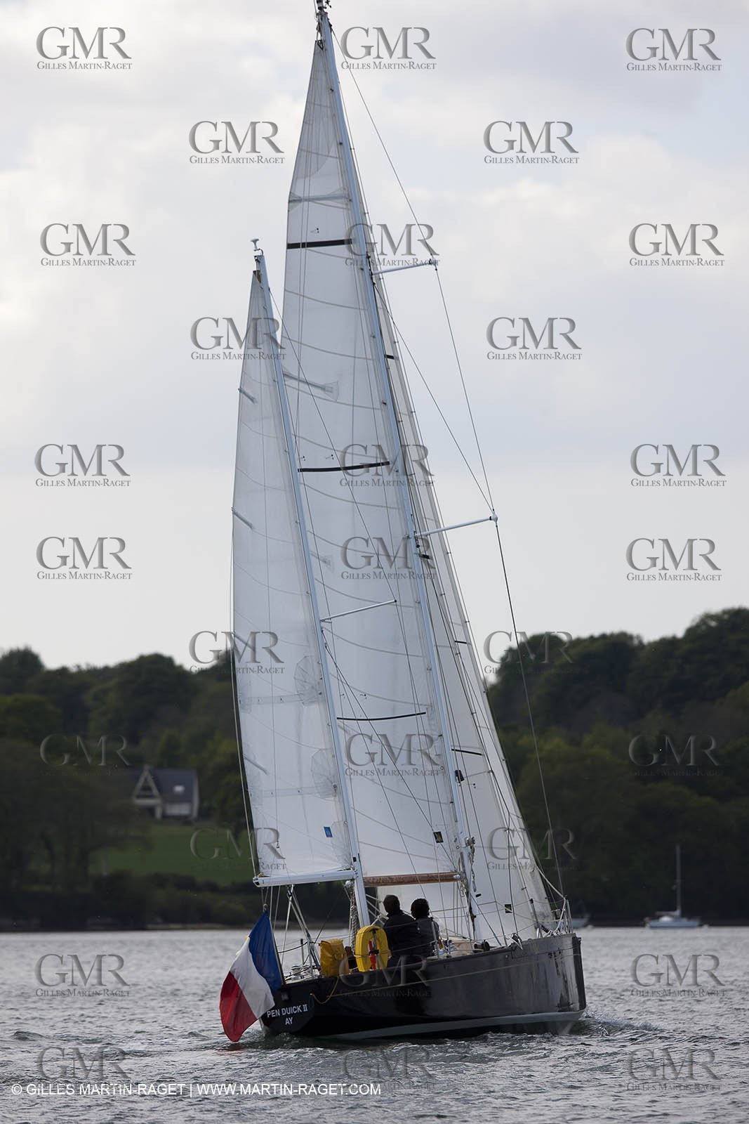 19 05 2010- Benodet (FRA,56)  -  Pen DuickII  sailing in Odet river