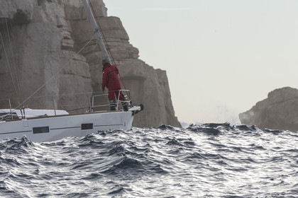 08 01 2016, Marseille (FRA, 13), Cruising in winter in the Calanques