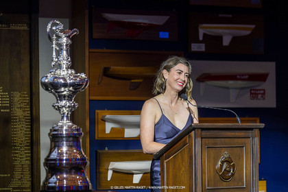 19 03 2021, Auckland (ZL), 36th America's Cup, America's Cup Hall of Fame, Peter J. Mongtgomery and Ed Baird induction at the Royal New Zealand Yacht Squadron, Kate Montgomery