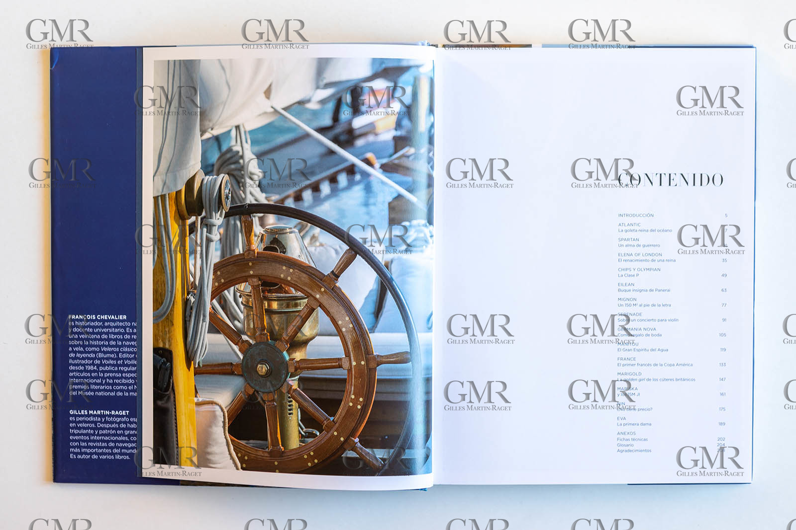 Marseille, 31 01 2023, Veleros de Leyenda, François Chevalier, photographies de Gilles Martin-Raget, Blume (version en langue espagnole de Voiliers de Rêve,  Le Chêne