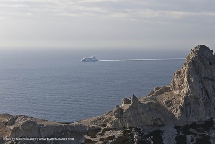 14 01 2012 - Marseille (FRA,13) - La Meridionale shipping company - the Piana off Marseille and the Calanques
