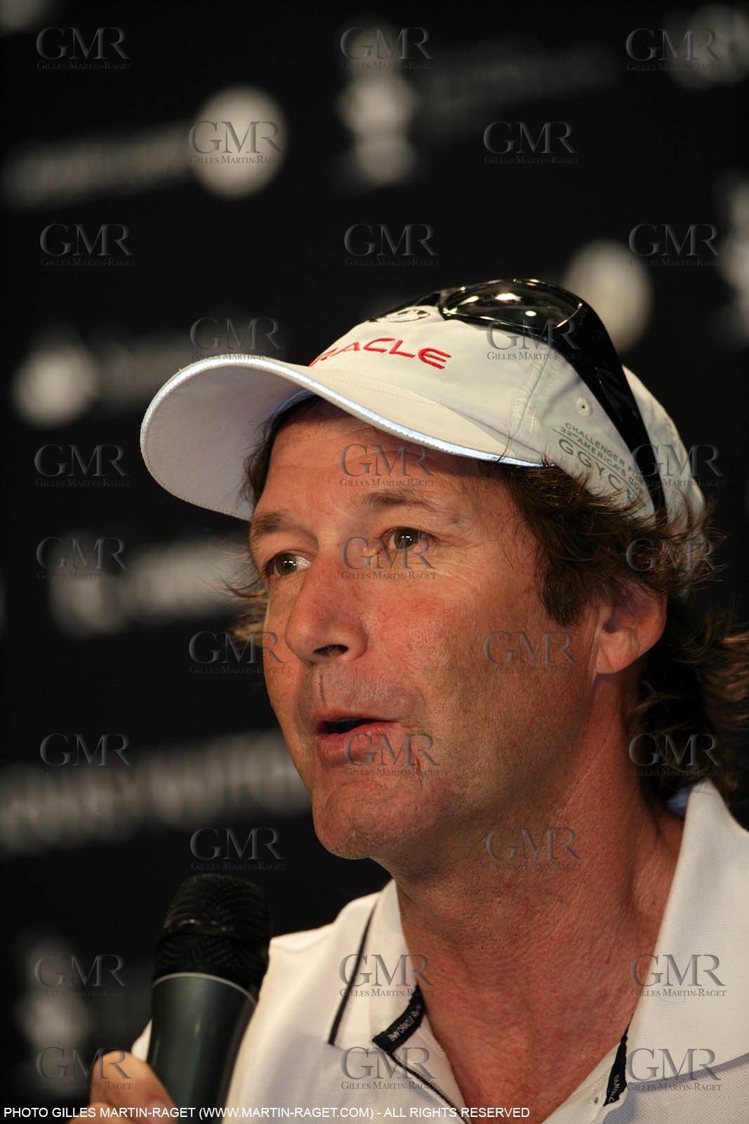 14 05 2007-Valencia (Spain)- 32nd America's Cup - Louis Vuitton Cup - Semi-final - Day 1 - BMW ORACLE racing - Peter Isler