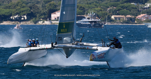 10 09 2025, Saint-Tropez,(FRA), Rockwool SailGP France Saint-Tropez, Race Day 1
