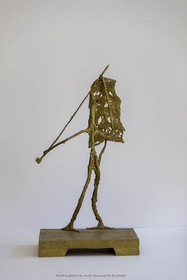 05 08 2019, Marseille (FRA,13), Oeuvre de Germaine Richier, Don Quichotte à l'aile de moulin, 1949, Bronze naturel nettoyé, Epreuve d'exposition, Fondeur L. Thinot, Paris, 56,5 x 31 x 29 cm, Collection famille Germaine Richier