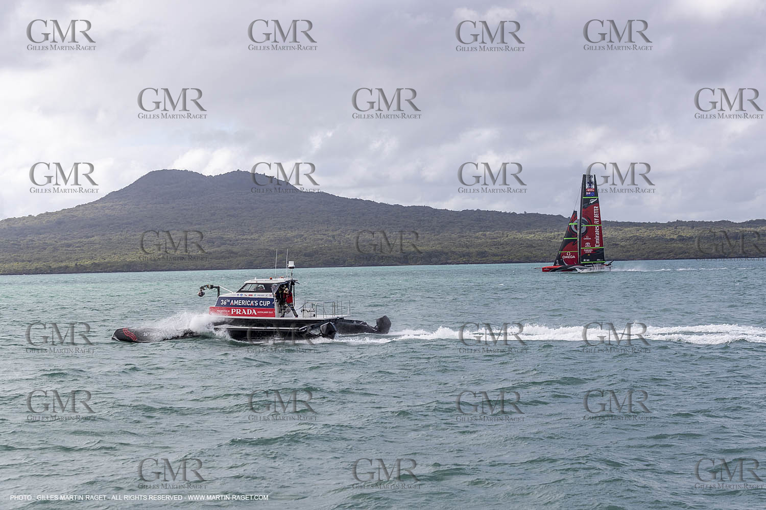 10 12 2020 - Auckland (NZL) - 36th America's Cup - Practice Sessions - Day 2 - TV Cat