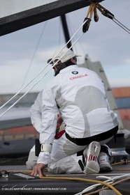 06 02 2010 - Valencia (ESP) - 33rd America's Cup - BMW ORACLE Racing - Last preparation day