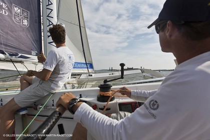 05 07 2012 - New York (USA) - Ocean Krys Race - Speed runs in fornt of NY city