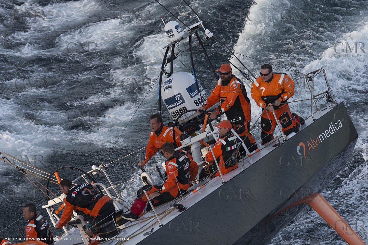 19 11 2014, Cape Town (ZAF), Volvo Ocean Race 2014-15, Team Alvimedica, Start Leg 2