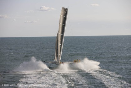 03 10 2008 - Fos   mer (FRA, 13) - L'Hydroptère - Tentative de record de vitesse