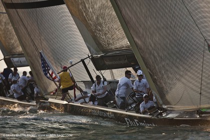 14 11 2010 - Dubai (UAE) - Dubai Louis Vuitton Trophy -  BMW ORACLE Racing - Training - Race Day 1