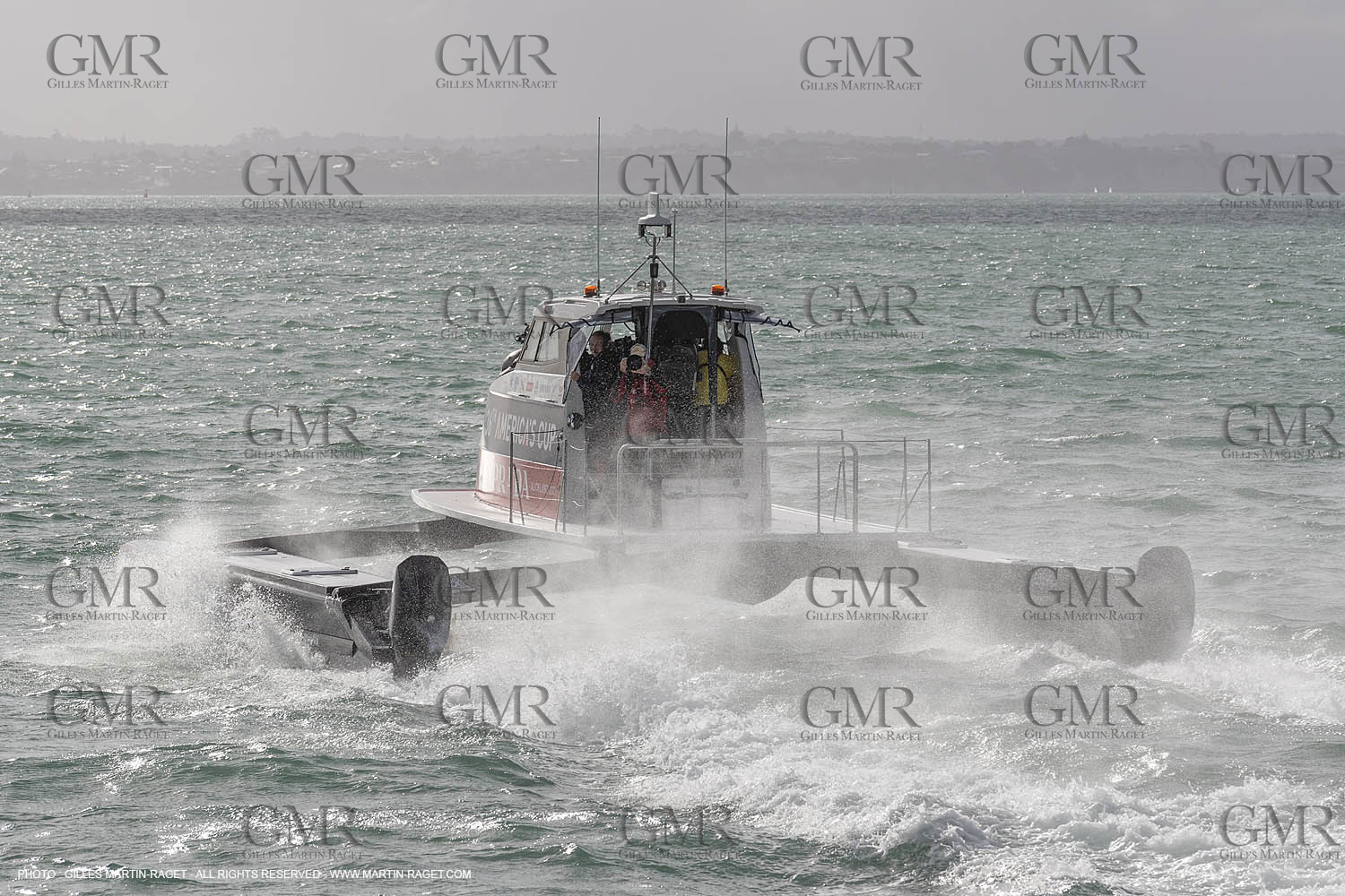 10 12 2020 - Auckland (NZL) - 36th America's Cup - Practice Sessions - Day 2 - TV Cat