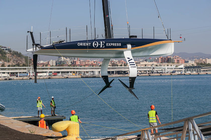 22 08 2023, Barcelona (ESP), 37th America's Cup, Orient Express Racing Team, AC 40 first training