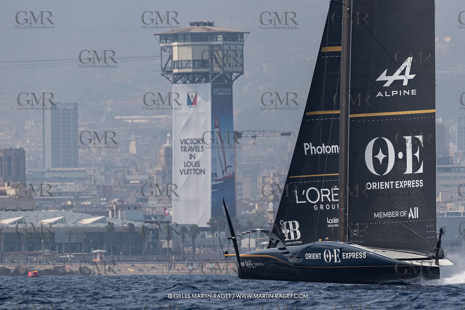 22 08 2024, Barcelona (ESP), Louis Vuitton 37th America's Cup, Louis Vuitton Preliminary Regatta, Race Day 1