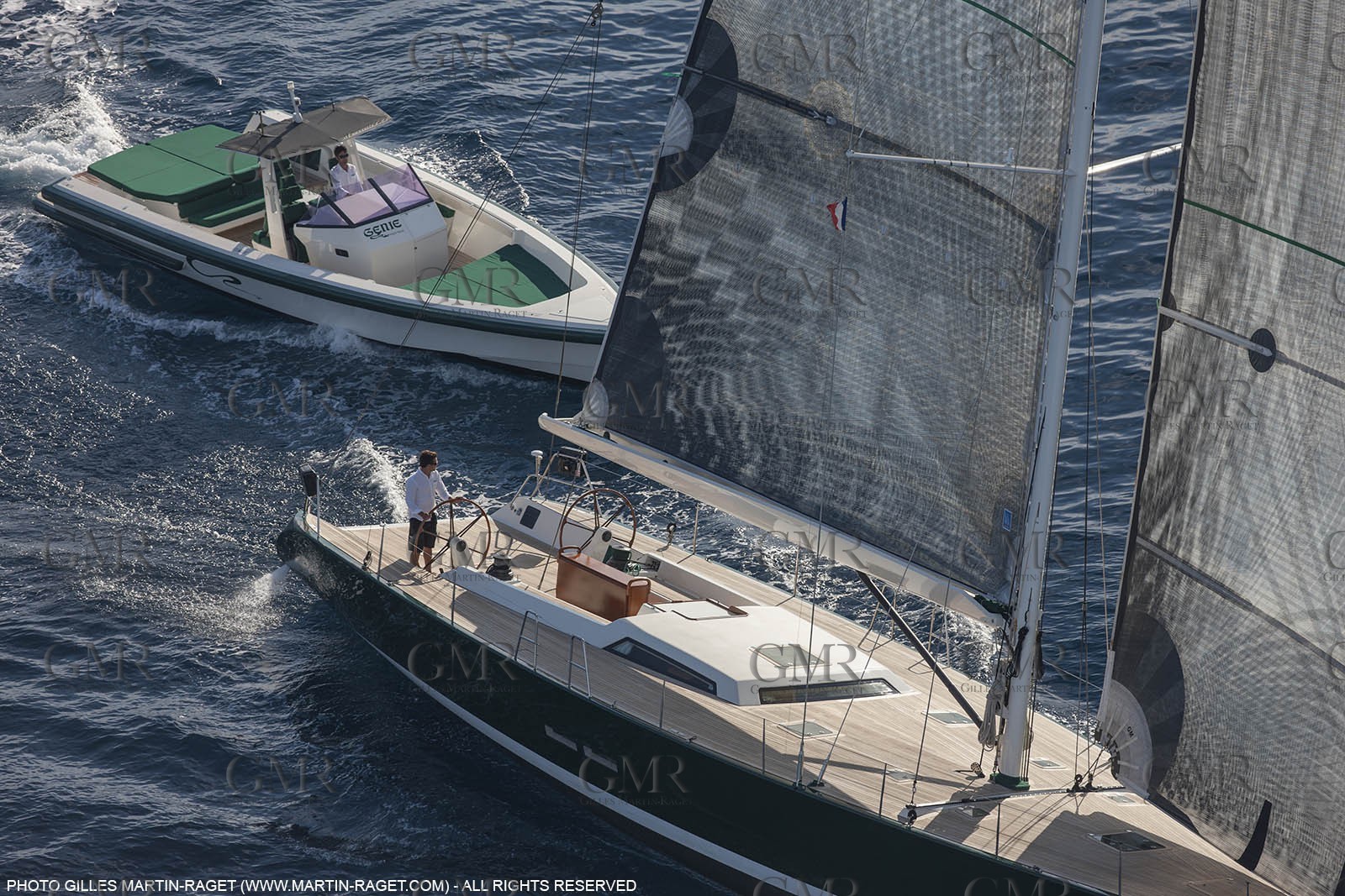 25 06 2015, Saint Tropez (FRA,83) , Sailing, Super yachts, Wally, Genie of The Lamp