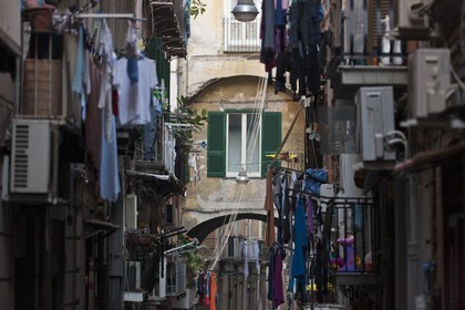 24 02 2012 - Naples (ITA) - 34th America's Cup - America's Cup World Series Naples 2012 - Naples Preview - Naples hisrtoric center streets