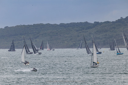 26 07 2025, Cowes (UK, IOW), Admiral's Cup 2025, Rolex Fastnet Race start,