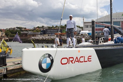02 08 2010 - Cowes (UK, IOW) -  The 1851 Cup -  BMW ORACLE Racing - Training Day