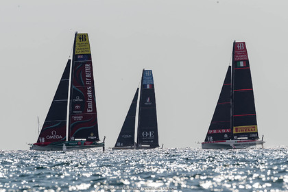 14 09 2023, Vilanova i La Geltru (ESP), 37th America's Cup, 1st Preliminary Regatta,  Official trainings races