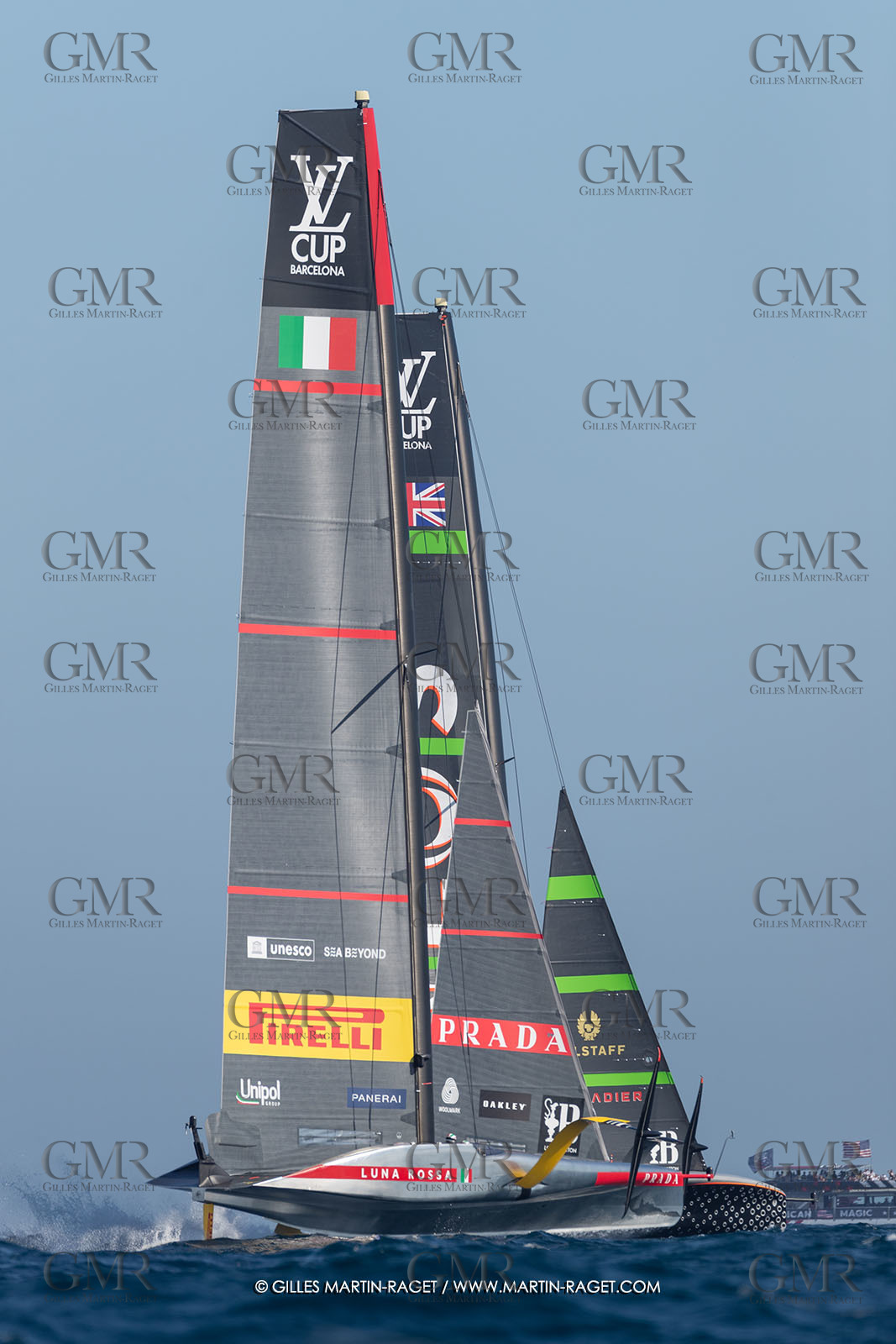 26 09 2024, Barcelona (ESP), 37th America's Cup, Louis Vuitton Cup Final, Race Day 1