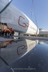 15 02 2022, La Grande Motte (FRA), Gunboat 80  1 hulls delivery