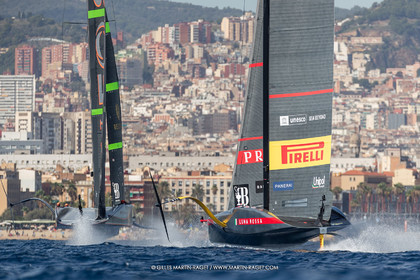 04 10 2024, Barcelona (ESP), 37th America's Cup, Louis Vuitton Cup Final, Race Day 7
