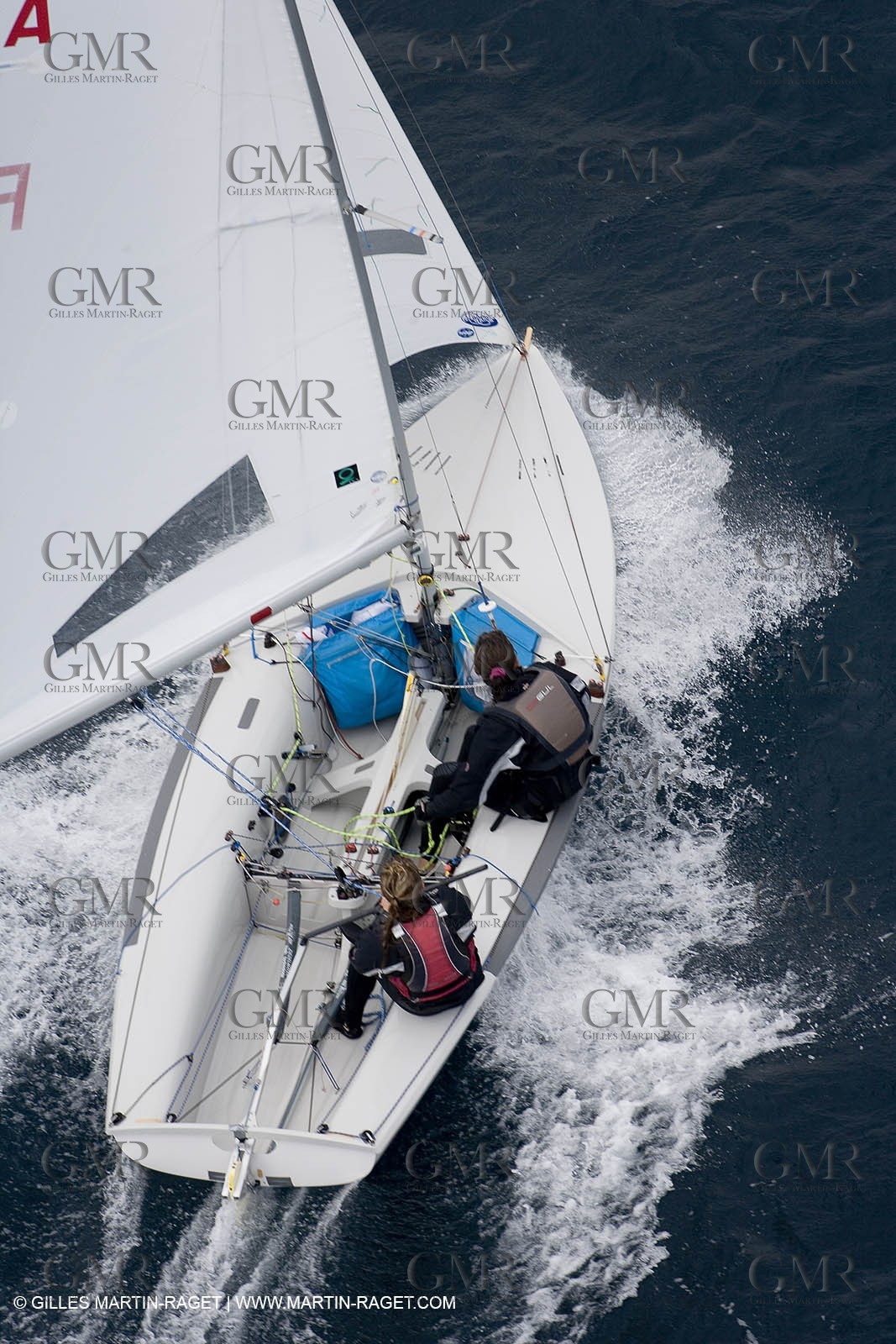 26 04 2007 - 2007 Semaine Olympique Française - Hyères (South of France) - Day 5 - Team France - 470 Femme - Lecointre-Lemaître