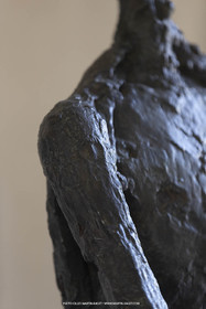 05 08 2019, Marseille (FRA,13), Oeuvre de Germaine Richier, Don Quichotte 1950-1951, Bronze patiné foncé, Epreuve d'exposition, Fondeur : Susse, Paris, 225 x 97 x 61 cm, Collection famille Germaine Richier