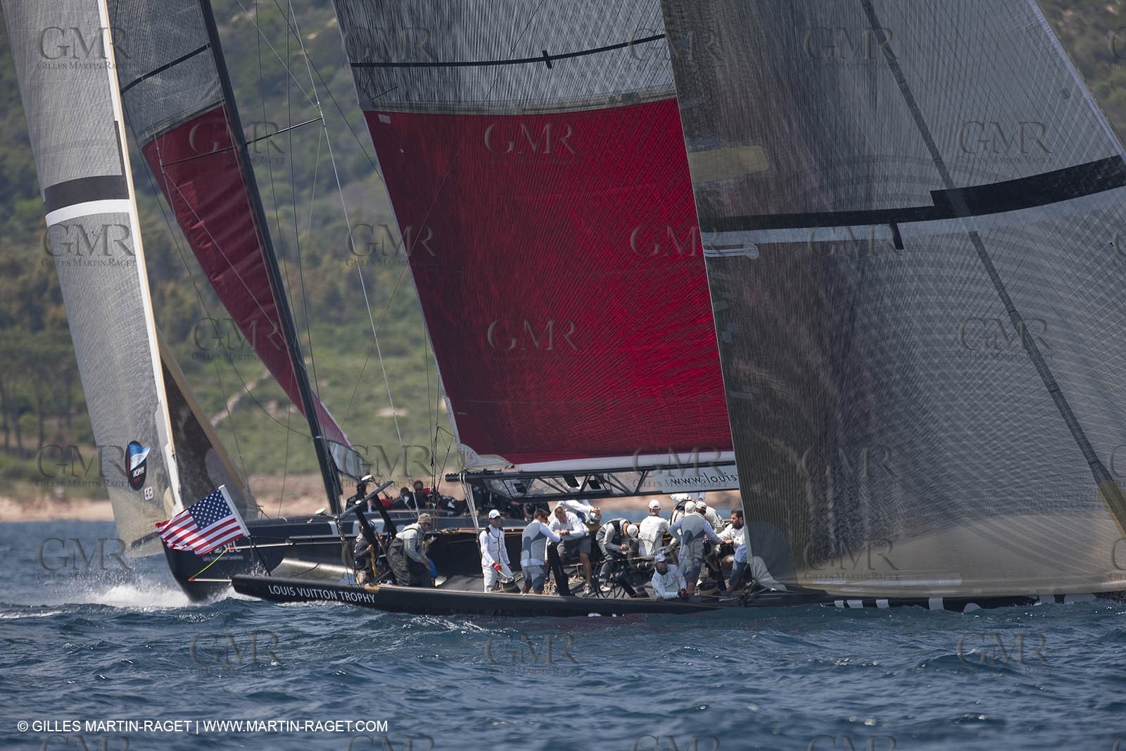 19 05 2010 - La Maddalena (ITA, Sardinia) Louis Vuitton Trophy - BMW ORACLE Racing - Training