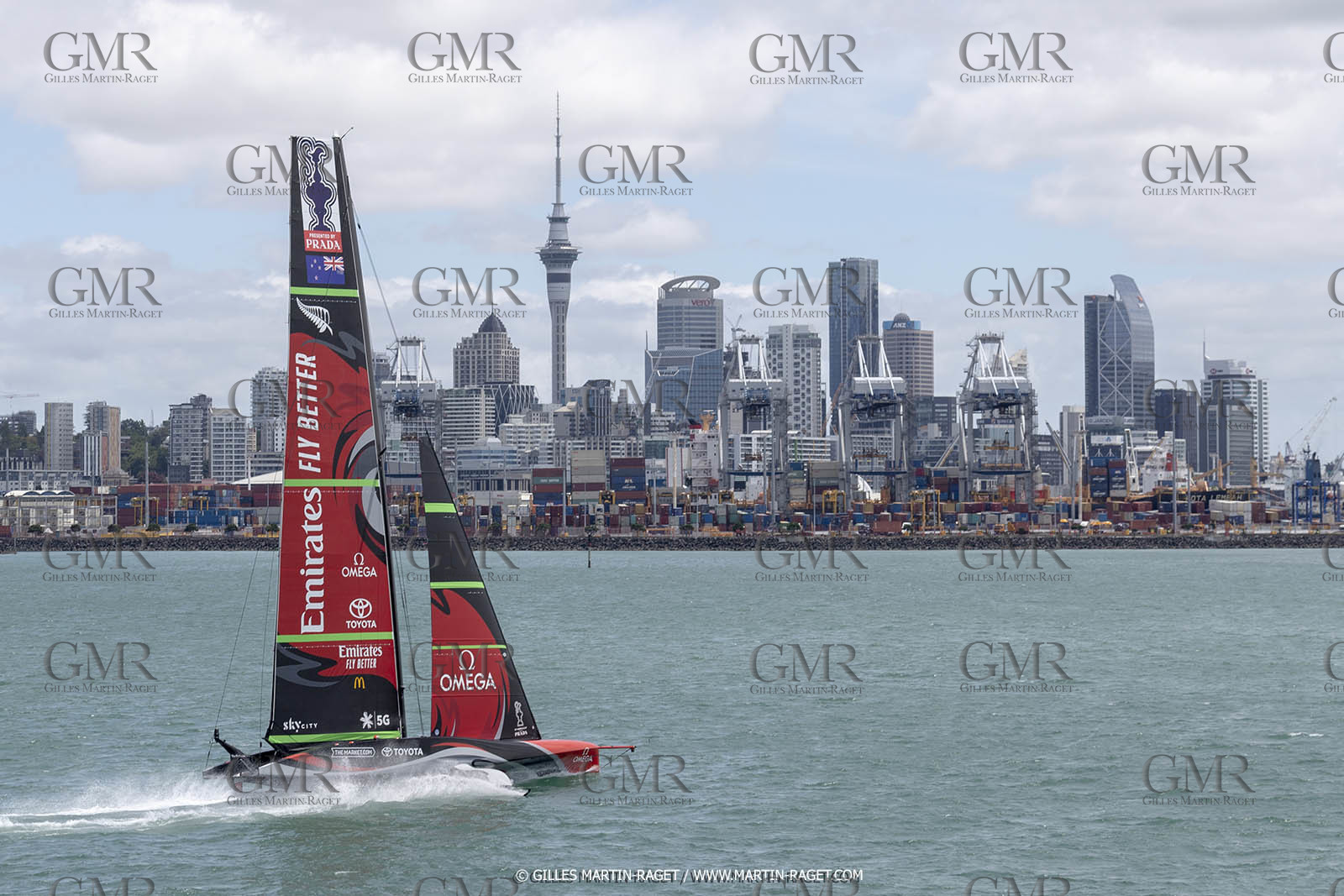 11 12 2020 - Auckland (NZL) - 36th America's Cup - Practice Sessions - Day 3 - Emirates Team New Zealand