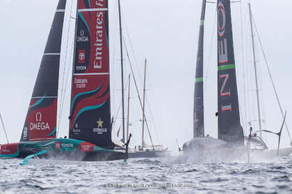 12:10 2024, Barcelona (ESP), Louis Vuitton 37th America's Cup, Final Match, Race Day 1, Race 1