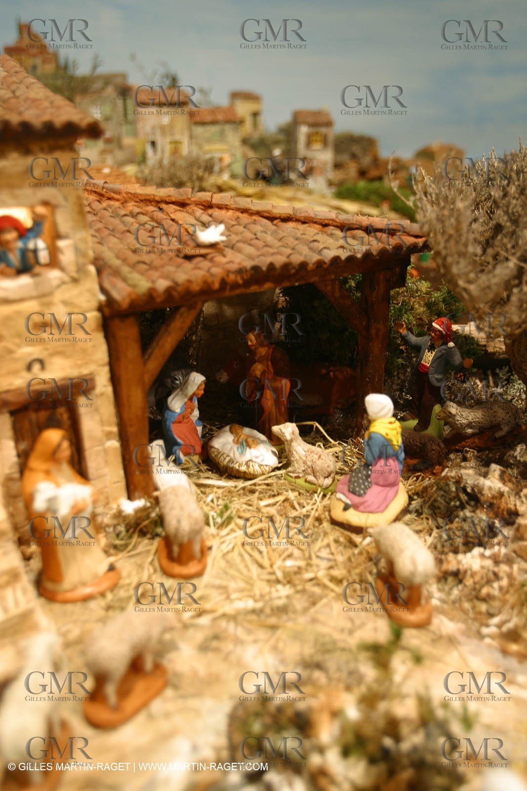 Great crib from les Saintes Maries de la mer (FRA, 13) for Christmas, December 2010