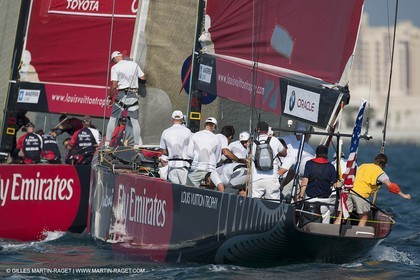 21 11 2010 - Dubai (UAE) - Dubai Louis Vuitton Trophy -  Round 2 - BMW ORACLE Racingg Vs Emirates Team New Zealand