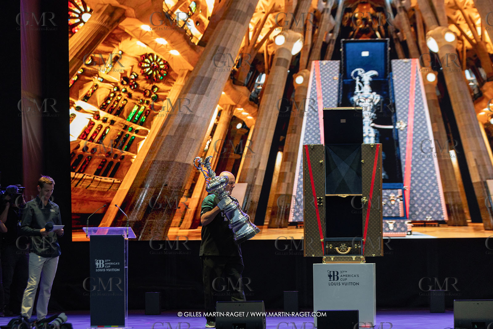 19 10 2024, Barcelona (ESP), Louis Vuitton 37th America's Cup, Final Match, Race Day 6 , Prizegiving