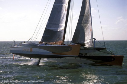 La Trinité mer - Premiers essais Orange II