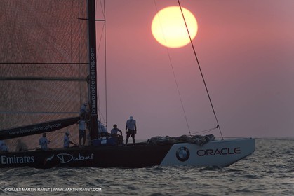14 11 2010 - Dubai (UAE) - Dubai Louis Vuitton Trophy -  BMW ORACLE Racing - Race Day 1