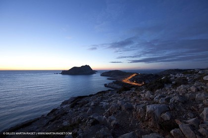 Décember 2009 - Marseille (FRA) - Les Calanques - Ile Maire and cape Croisette
