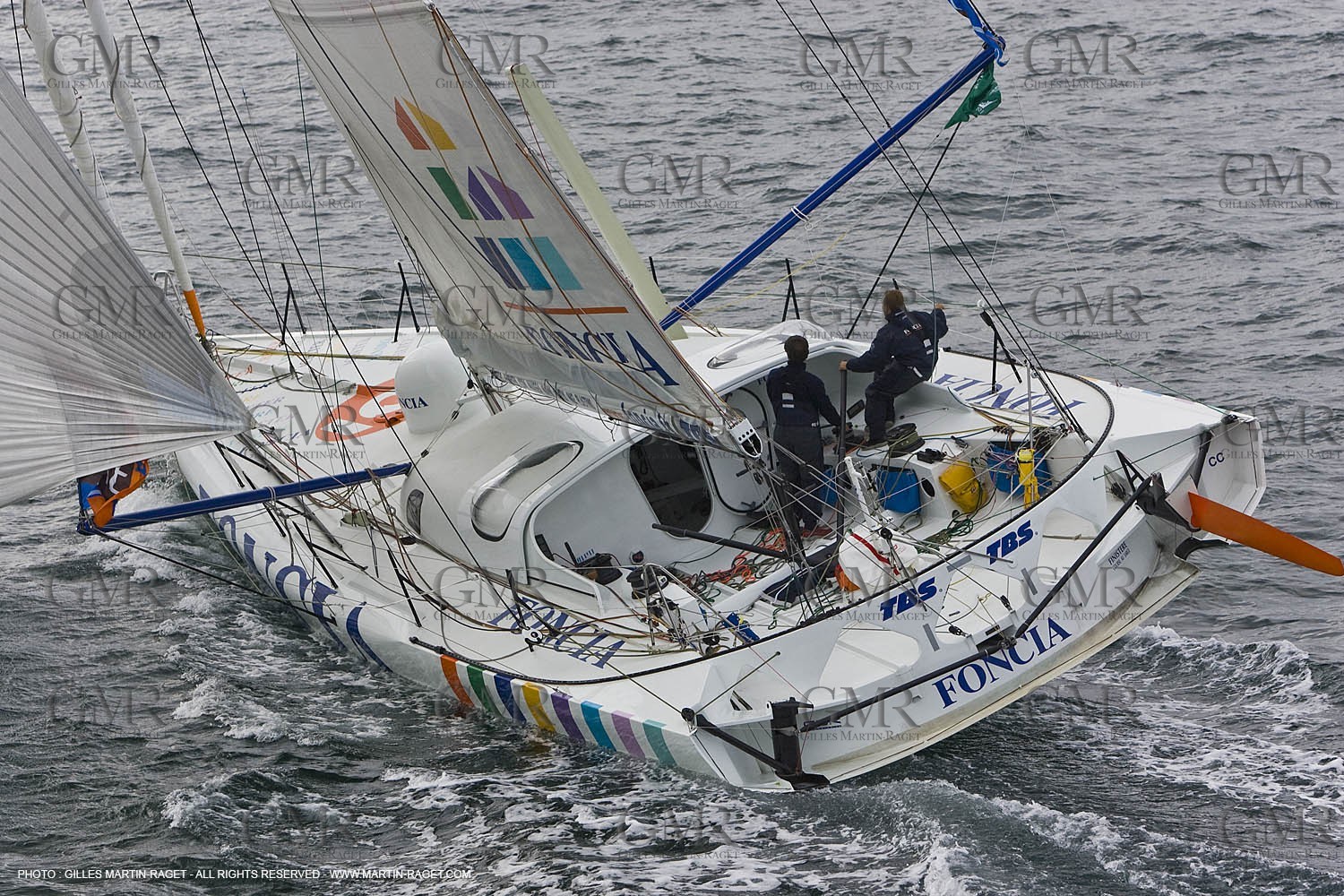 02 10 2007 - Le Havre (FRA,76) - Transat Jacques Vabre 2007 - Monos IMOCA start