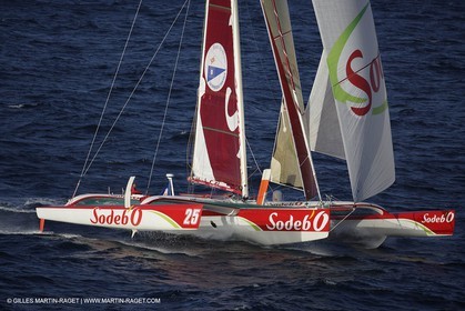 11 10 2006 -Lorient (FRA) -  Multis Orma - Entraînements Sodebo (Thomas Coville) Route du Rhum 2006