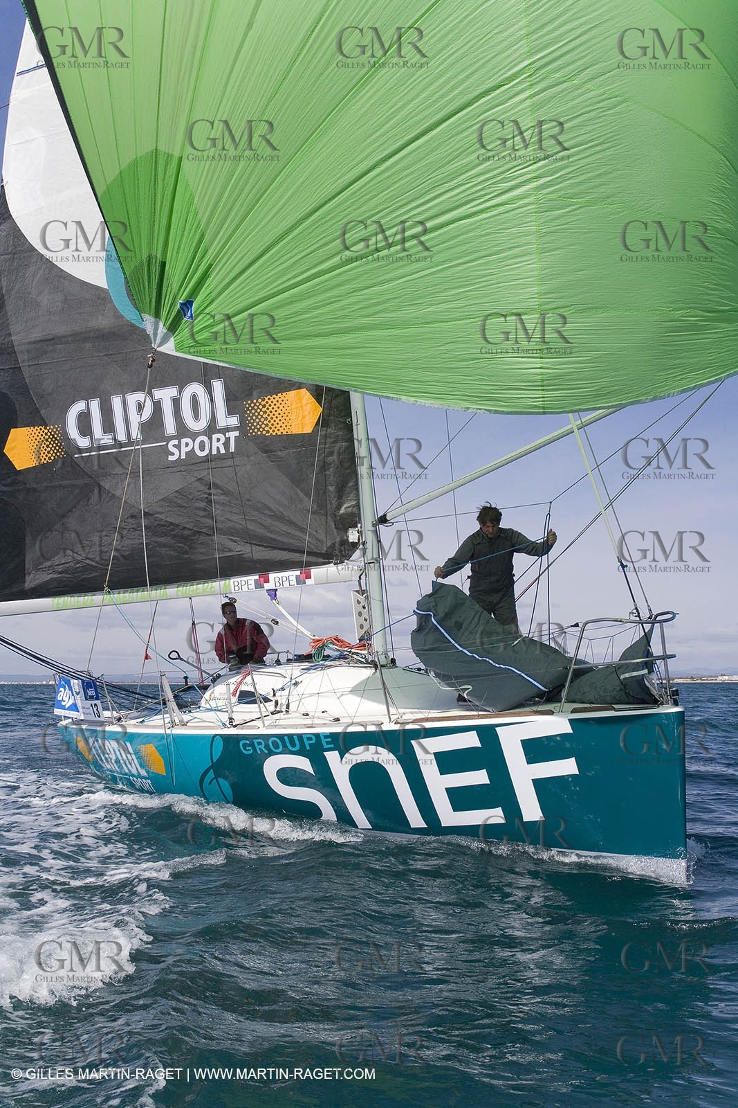 27 03 08- La Grande Motte- (FRA,34) Transat AG2R 2008- Jean-Paul Mouren- Laurent Pellecuer