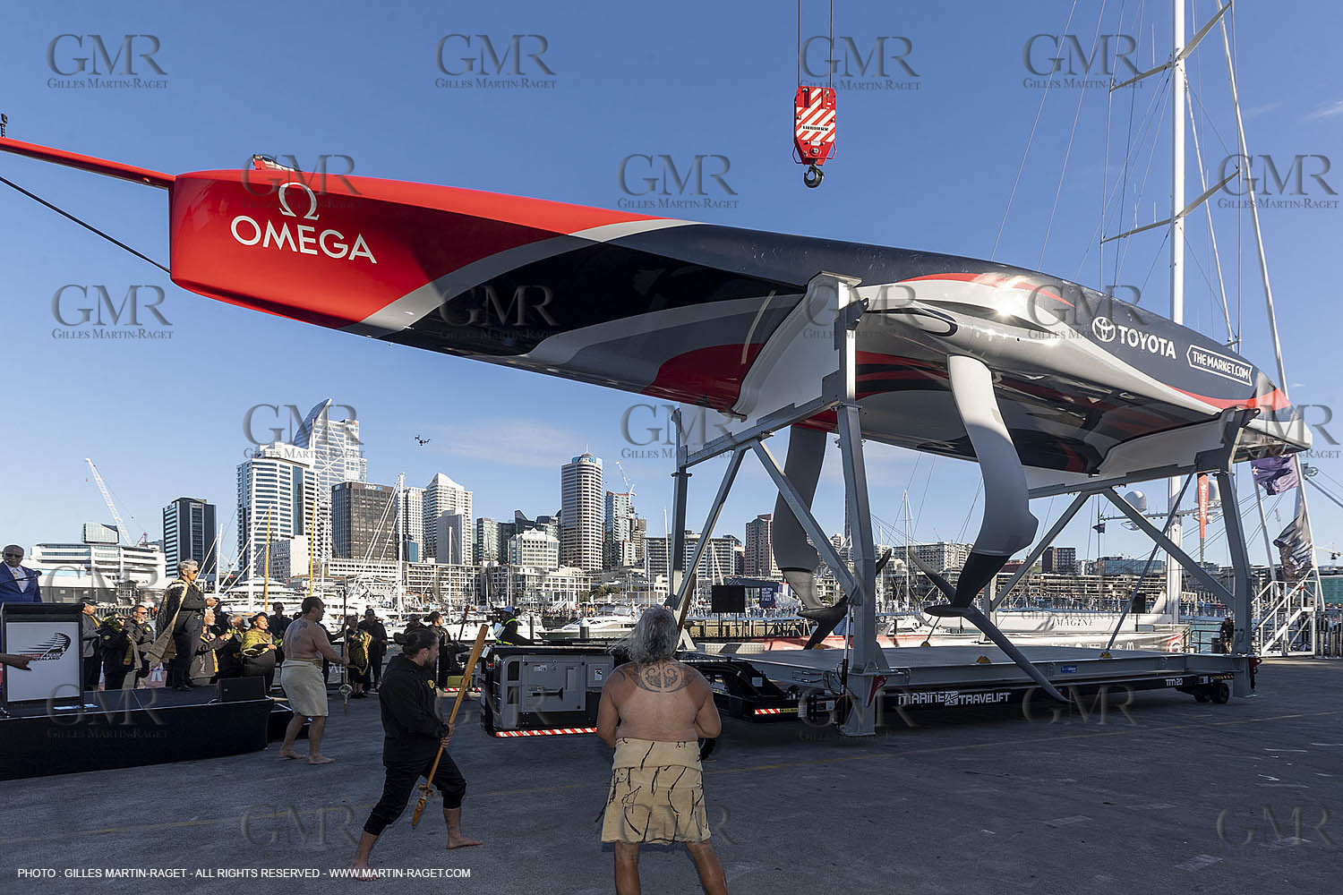 19 11 2020, AUckland (NZL), Emirates Team New Zealand boat  2 Te RehutaI Launch
