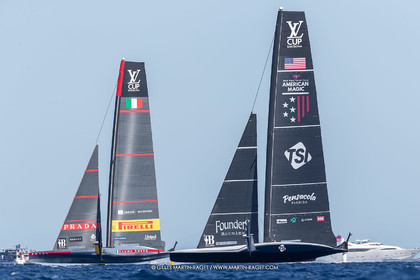 16 09 2024, Barcelona (ESP), 37th America's Cup, Louis Vuitton Cup Semi-final, Race Day 2