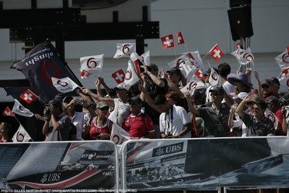 30 06 2007-Valencia (Spain)- 32nd America's Cup - Final Match - Day 6 - Alinghi vs Emirates Team New Zealand