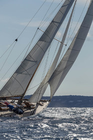 25 09 2022, Saint-Tropez (FRA, 83), Les Voiles de Saint-Tropez 2022, Arrivée des bateaux et de la Coupe d'Automne du Yacht Club de France