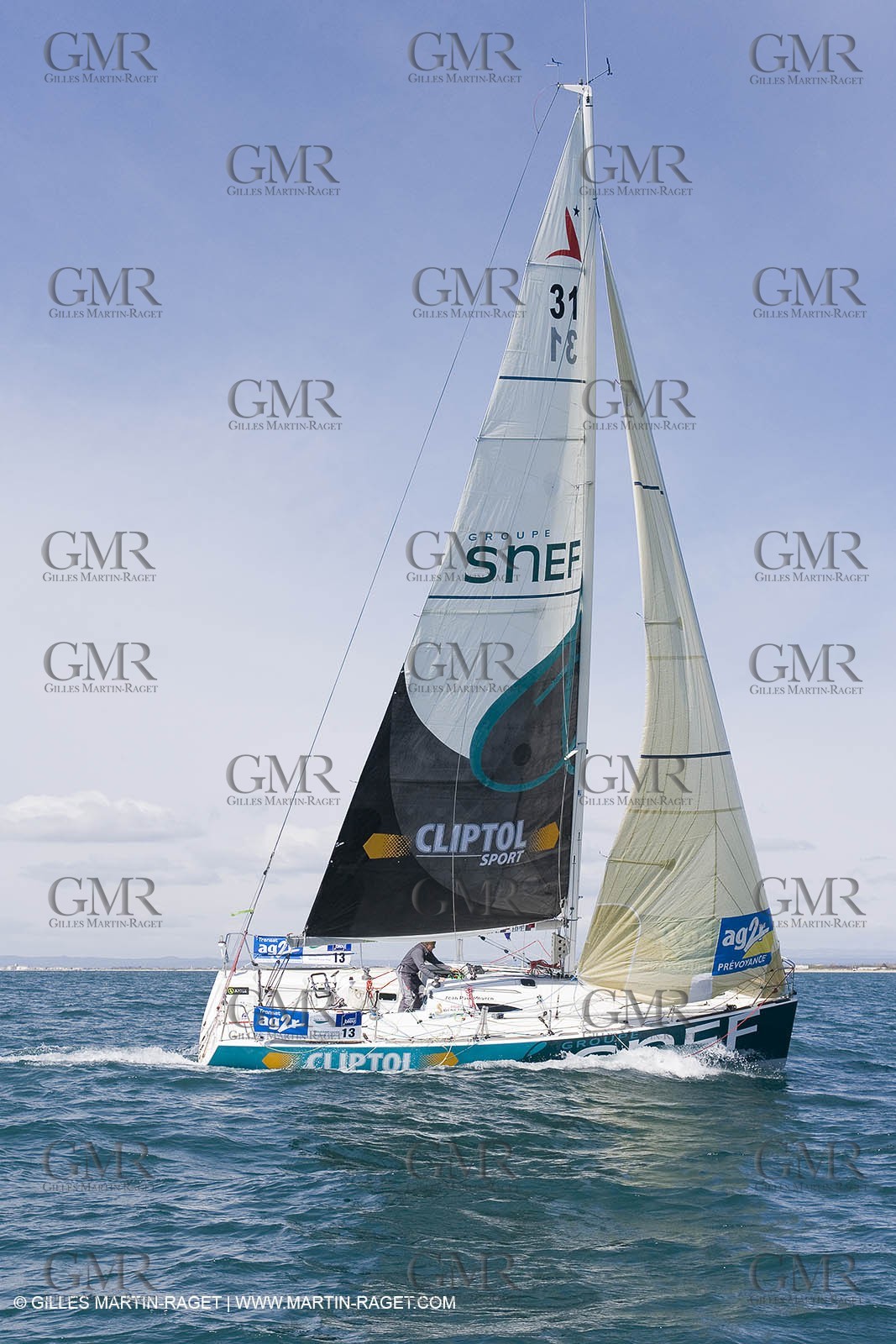 27 03 08- La Grande Motte- (FRA,34) Transat AG2R 2008- Jean-Paul Mouren- Laurent Pellecuer